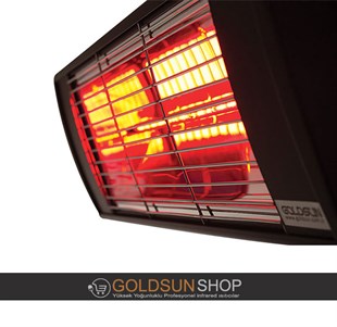 Goldsun Supra 1500W Açık Alan Su Korumalı Elektrikli Infrared Isıtıcı