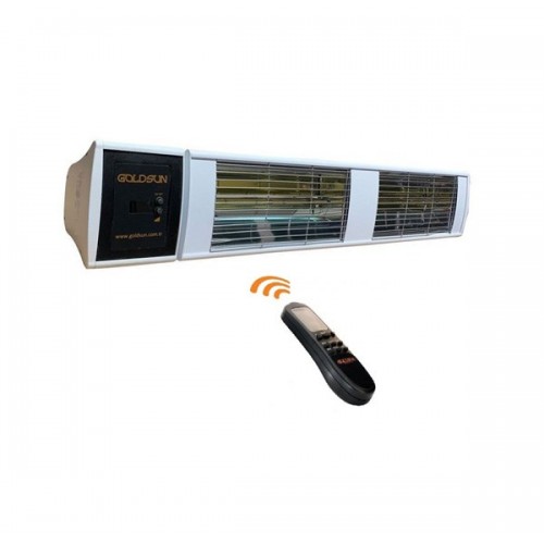 Goldsun Supra Plus 4000W Beyaz GSS40P Uzaktan Kumandalı Su Korumalı Açık Alan Elektrikli Infrared Isıtıcı Goldsun Supra Plus 4000W Beyaz GSS40P Uzaktan Kumandalı Su Korumalı Açık Alan Elektrikli Infrared Isıtıcı